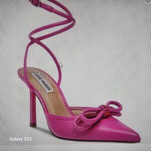 Steve Madden Pink Leather Point toe heels. " Sherise". NIB. Size: various